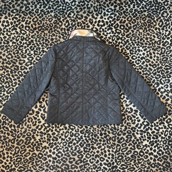 Burberry Children Black Diamond Quilted Jacket in size 5 youth - Picture 8 of 10